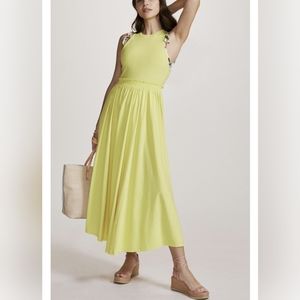 Anthropology Daily Practice Maxi Dress Sunny Yellow Size Medium Soft and Flowy!